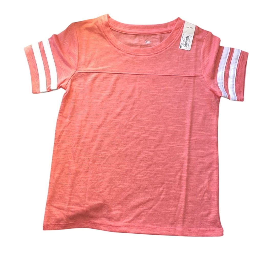 SO Girls Favorite Tee in Floral Coral Size XXS (4/5)